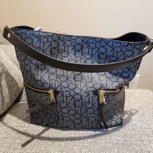 Calvin Klein Elaine leather handbag
